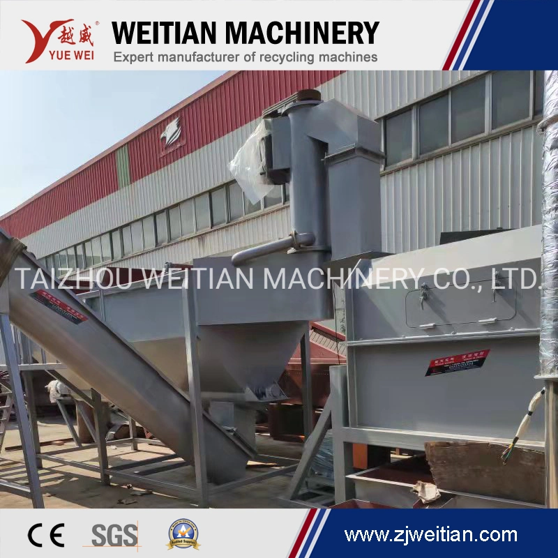 Automatic Pet PP PE Milk Bottles Plastic Buckets Baskets Crushing Washing Recycling Machine Line