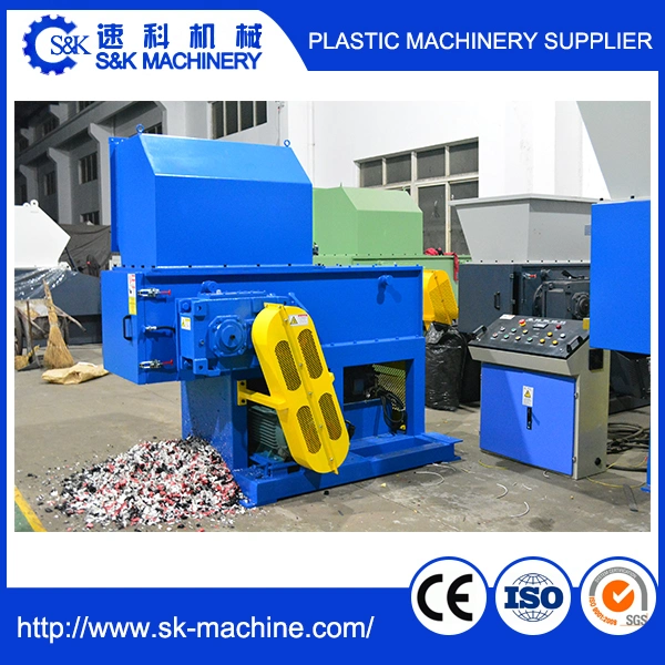 Single Shaft Shredder for Plastic Recycling PE PP Pet ABS PC Nylon Lump and Block