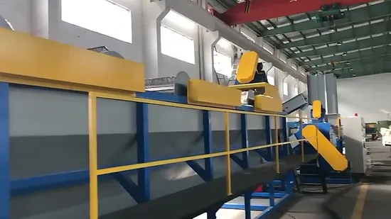 Meetyou Machinery Recycling Production Line Wholesale China PP PE Quantitative Feeding PE Film Washing Recycling Suppliers Configure The Sink-Float Sorting Tank